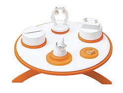 Mini Full Range Acrylic White / Orange Display