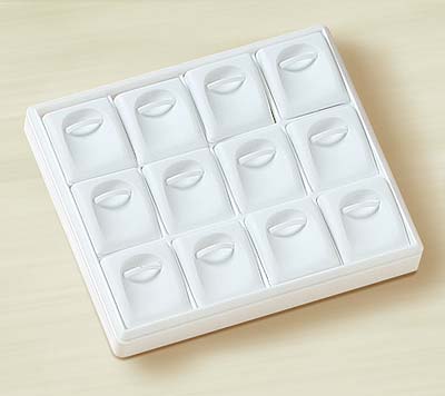 Plastic 12 Pendant Stackable Tray